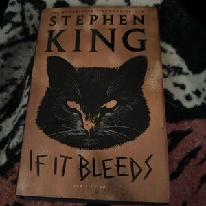 Stephen King "If It Bleeds" Hardcover - Black & Copper Cover